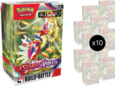 Scarlet & Violet Build & Battle Box Display, sealed