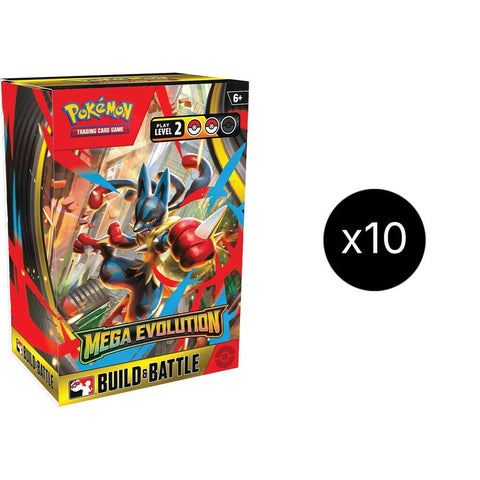 Mega Evolution Build & Battle Box Display, sealed