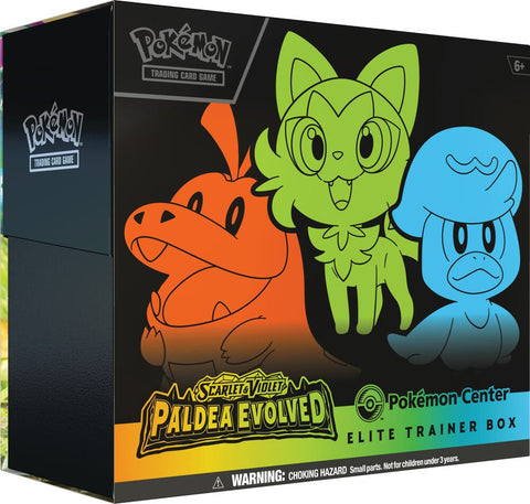 Paldea Evolved Pokemon Center Elite Trainer Box (Exclusive), sealed