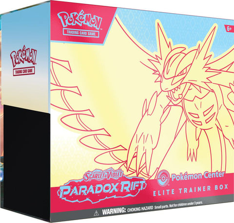 Paradox Rift Pokemon Center Elite Trainer Box (Exclusive) [Roaring Moon], sealed