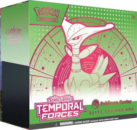 Temporal Forces Pokemon Center Elite Trainer Box (Exclusive) [Iron Leaves], sealed