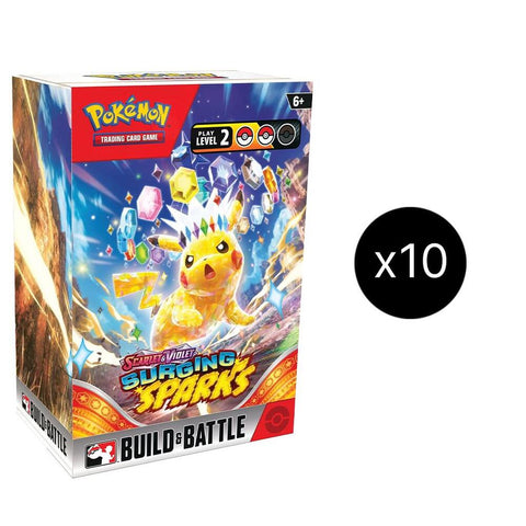 Surging Sparks Build & Battle Box Display, sealed