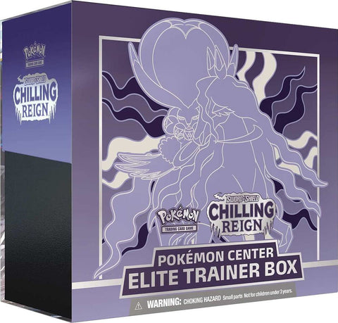 Chilling Reign Pokemon Center Elite Trainer Box [Shadow Rider Calyrex] (Exclusive), sealed