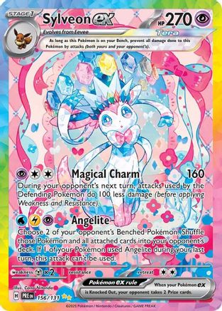 Sylveon ex special illustration rare, Prismatic Evolutions